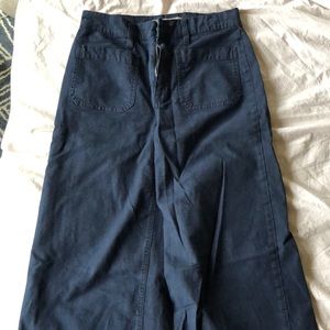 Point Sur/J Crew Wide Leg Cropped Pants - 27p